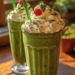 Für die Zubereitung dieses klassischen Shamrock Shakes benötigen Sie eine handvoll einfacher Zutaten, die zusammen eine harmonische Geschmackskombination ergeben. Hier ist eine detaillierte Beschreibung der Hauptzutaten: