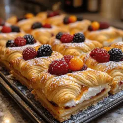 Um diese köstlichen Crescent Cheesecake Bars zuzubereiten, benötigen Sie eine Reihe einfacher, aber effektiver Zutaten. Hier ist ein Überblick über die wichtigsten Bestandteile: