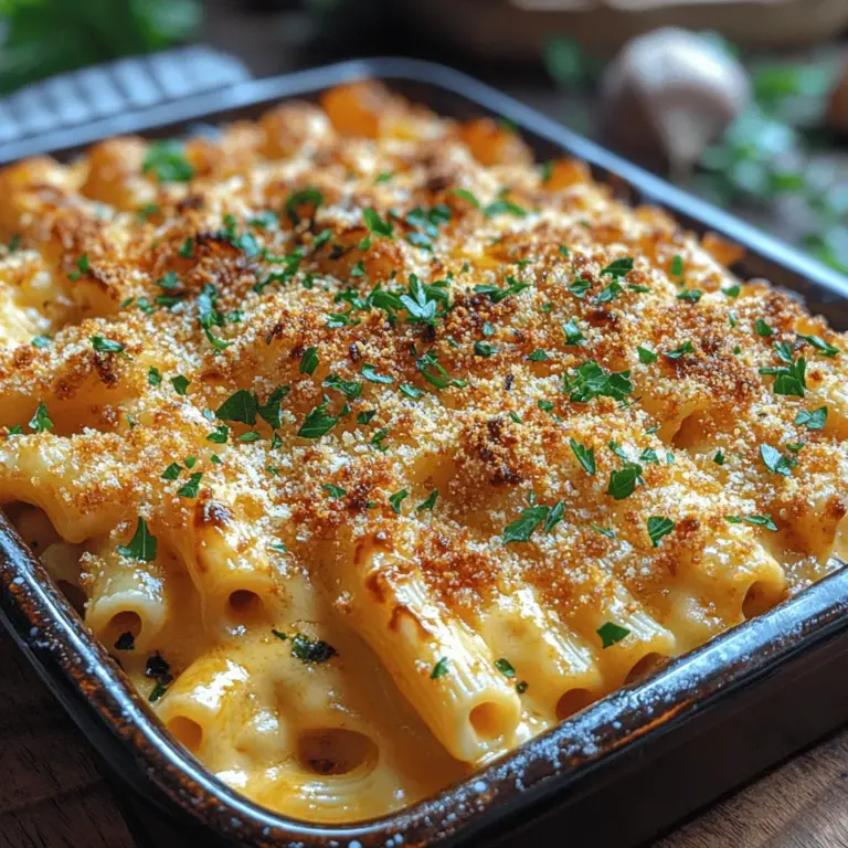 Für die Zubereitung dieses himmlischen Gerichts benötigen Sie eine Auswahl an hochwertigen Zutaten. Hier sind die Hauptbestandteile, die Sie für das ultimative Baked Mac & Cheese benötigen: