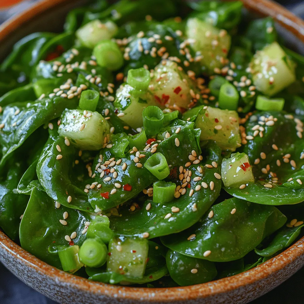Um den Geschmack und die Nährstoffe des koreanischen Spinatsalats vollständig zu genießen, ist es wichtig, die einzelnen Zutaten zu verstehen, die zu diesem köstlichen Gericht beitragen. Lassen Sie uns jede Zutat genauer unter die Lupe nehmen.