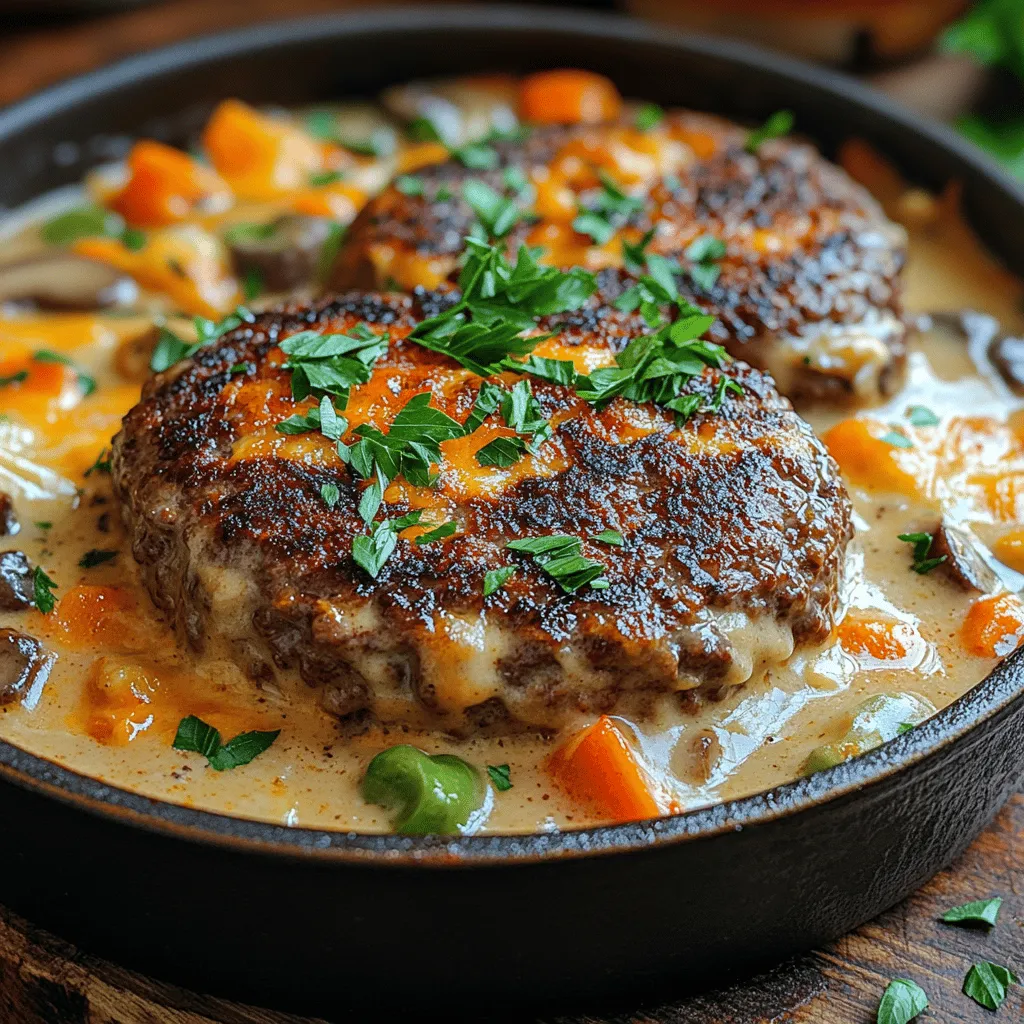 Die Auswahl der richtigen Zutaten ist entscheidend für den Geschmack und die Qualität des Gerichts. Hier sind die Hauptbestandteile, die Sie benötigen, um einen köstlichen Amish Comfort Hamburger Steak Auflauf zuzubereiten: