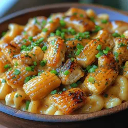 Um ein perfektes High Protein Honig-Knoblauch-Butter-Hühnchen Mac n Cheese zuzubereiten, benötigen Sie folgende Zutaten: