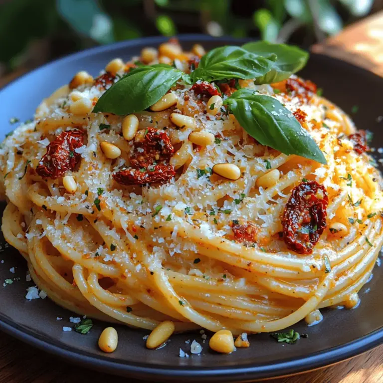 Die Inspiration für diese Pasta kommt aus der Liebe zu mediterranen Zutaten und der Wertschätzung für einfache, aber geschmackvolle Gerichte. Sonne-getrocknete Tomaten sind eine traditionelle Zutat in der italienischen Küche und bieten eine konzentrierte Form von Tomatengeschmack, die durch die Sonne und die Trocknung verstärkt wird. Diese speziellen Tomaten sind nicht nur köstlich, sondern auch vielseitig einsetzbar. Sie verleihen Pasta, Salaten oder sogar Sandwiches eine besondere Note. Die Kombination von getrockneten Tomaten, frischer Sahne, Parmesan und aromatischen Kräutern macht dieses Gericht zu einem Muss für alle Liebhaber der italienischen Küche.