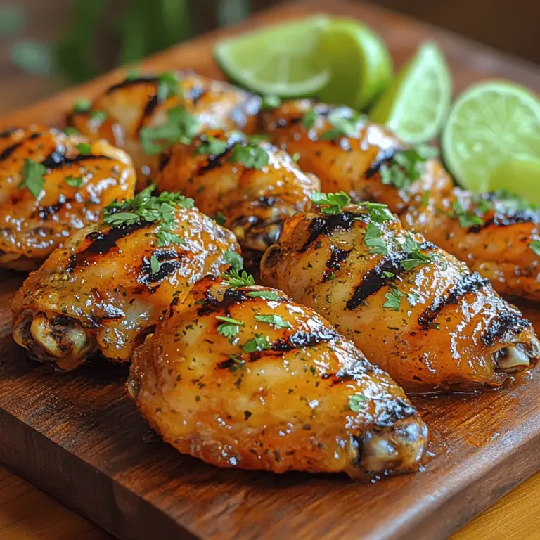 Um den vollen Geschmack der feuer-gegrillten Honig-Limetten-Flügel herauszuholen, ist es wichtig, die Hauptzutaten und deren Rolle im Rezept zu verstehen.