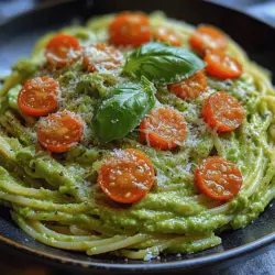 Bevor wir uns dem Zubereitungsprozess widmen, werfen wir einen detaillierten Blick auf die Zutaten, die für die cremige Avocado-Pasta benötigt werden: