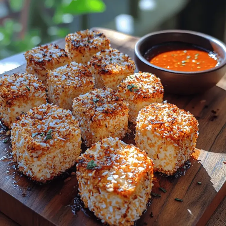 Um die Krossen Luftfritteuse Kokos-Tofu Häppchen perfekt zuzubereiten, benötigen Sie eine Auswahl an frischen und qualitativ hochwertigen Zutaten. Hier ist eine detaillierte Übersicht der Hauptbestandteile, die Ihnen helfen wird, diese leckeren Snacks zu kreieren: