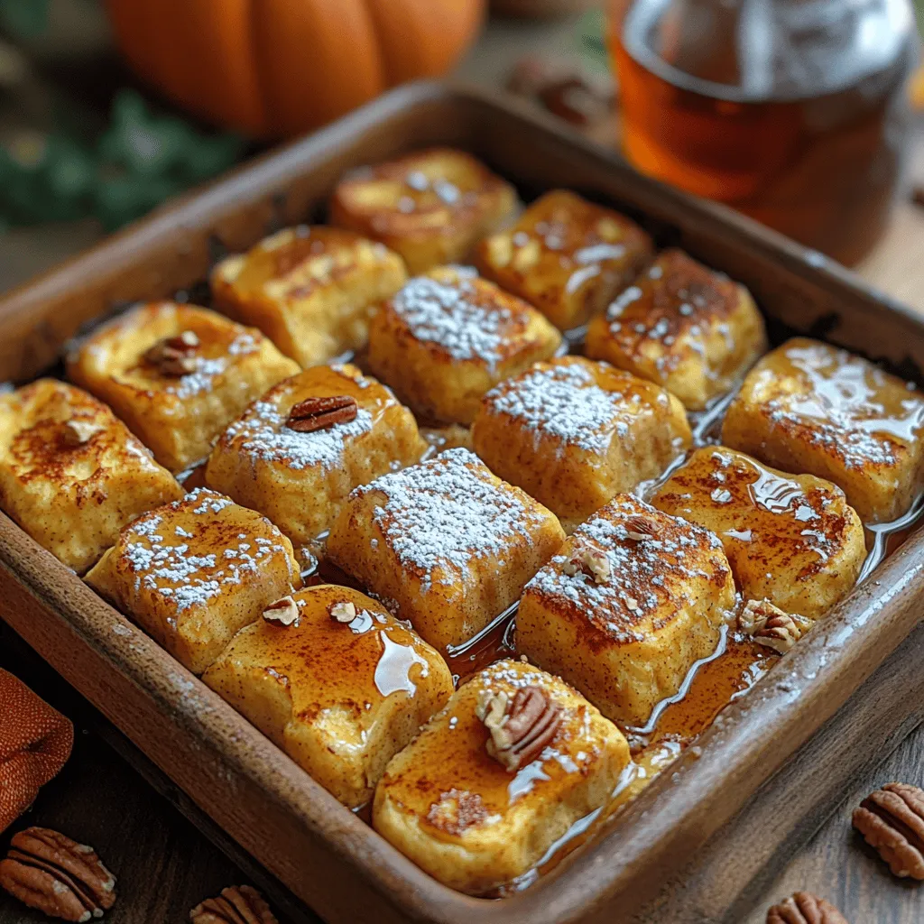 Um diesen köstlichen Kürbisgewürz French Toast Auflauf zuzubereiten, benötigen Sie eine sorgfältige Auswahl an Zutaten, die jeweils eine spezifische Funktion im Rezept erfüllen. Hier ist eine detaillierte Übersicht der benötigten Zutaten und deren Bedeutung: