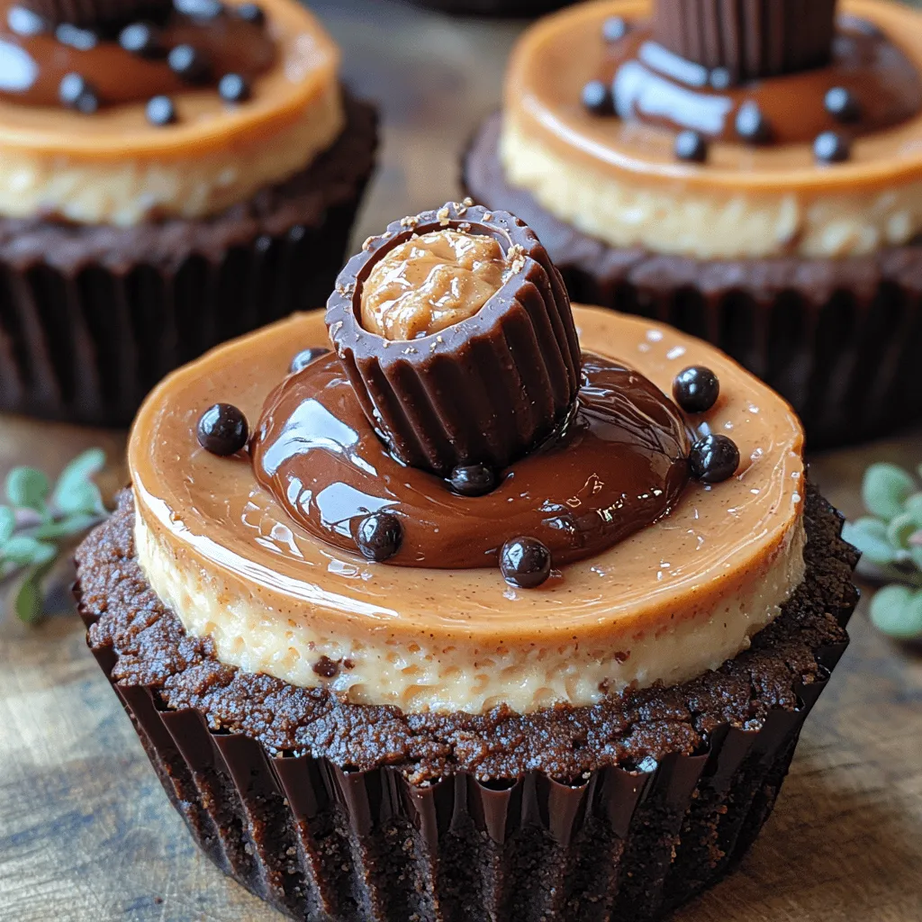 Willkommen zu einem köstlichen Abenteuer in der Welt der Desserts! Heute stellen wir Ihnen ein Rezept vor, das sowohl Käsekuchenliebhaber als auch Erdnussbutter-Fans begeistern wird: die Mini Peanutbutter-Tassen-Käsekuchen. Diese kleinen, aber feinen Leckereien vereinen die cremige, reichhaltige Textur eines klassischen Käsekuchens mit dem unwiderstehlichen Geschmack von Erdnussbutter. Perfekt für Feiern, Geburtstagsfeiern oder einfach als süßer Genuss für zwischendurch sind diese Mini-Käsekuchen nicht nur optisch ansprechend, sondern auch ein wahres Geschmackserlebnis.