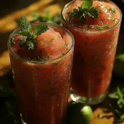 Der Sommer ist die perfekte Zeit für erfrischende Getränke, die uns an heißen Tagen abkühlen. Einer dieser köstlichen Sommerklassiker ist der Wassermelone-Limette Slushie. Mit seiner lebendigen Farbe und dem erfrischenden Geschmack ist dieser Slushie nicht nur ein Genuss für den Gaumen, sondern auch ein wahrer Augenschmaus. Die Kombination aus süßer Wassermelone und spritziger Limette macht dieses Getränk zu einem perfekten Begleiter für jede Gartenparty, Grillfeier oder einfach für einen entspannten Nachmittag im Freien.
