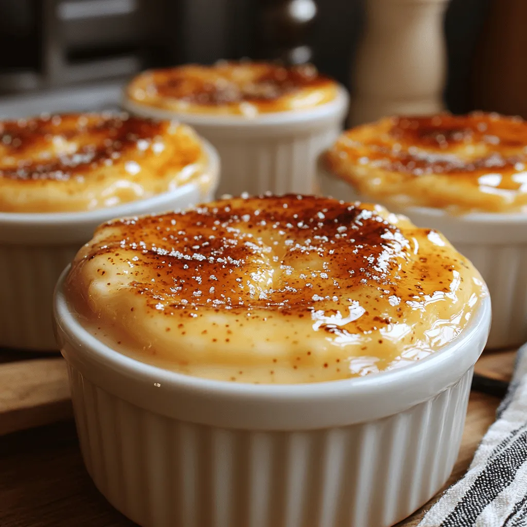Die Crème Brûlée ist ein zeitloses Dessert, das kulinarische Herzen auf der ganzen Welt erobert hat. Ihre Ursprünge reichen bis ins 17. Jahrhundert zurück, und sie hat sich seitdem zu einem der beliebtesten Desserts in Restaurants und Haushalten entwickelt. Mit ihrer perfekten Balance aus cremigem Vanillepudding und einer knusprigen Karamellschicht ist sie der Inbegriff von dekadentem Genuss. Dieses Dessert steht für Eleganz und Raffinesse und ist bei Feiern, Familientreffen und romantischen Abendessen gleichermaßen beliebt.