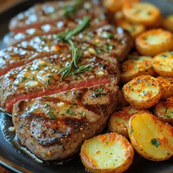 Die Kombination aus saftigem Steak und knusprigen Kartoffeln ist ein zeitloser Klassiker, der sowohl bei besonderen Anlässen als auch im Alltag begeistert. Wenn Sie auf der Suche nach einem Gericht sind, das sowohl geschmacklich als auch visuell ein Highlight ist, dann sind Sie hier genau richtig. In diesem Artikel präsentieren wir Ihnen das Rezept für ein köstliches Sizzling Garlic Butter Steak mit knusprigen Kartoffeln. Dieses Gericht ist nicht nur einfach zuzubereiten, sondern bietet auch eine Vielzahl von Aromen, die jeden Gaumen erfreuen.