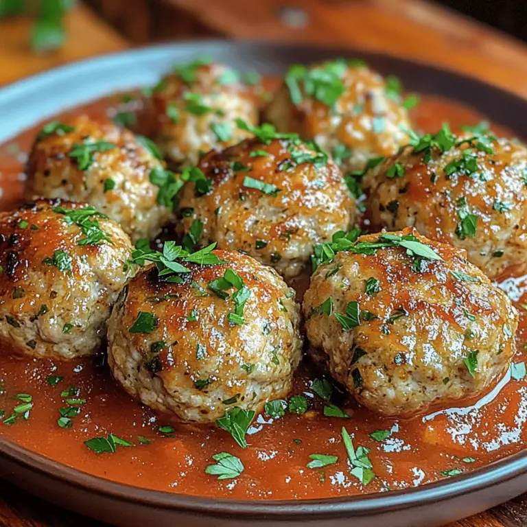 In der Welt der herzhaften Gerichte gibt es kaum etwas Befriedigenderes als frisch zubereitete Fleischbällchen. Diese herzhaften Kräuter- und Knoblauch-Türkei-Fleischbällchen sind nicht nur köstlich, sondern auch eine gesunde Alternative zu herkömmlichen Fleischbällchen. Mit einer Kombination aus frischen Kräutern, aromatischem Knoblauch und hochwertigem Truthahnfleisch sind sie perfekt für jede Gelegenheit, sei es ein schnelles Abendessen unter der Woche oder ein geselliges Abendessen mit Freunden und Familie.