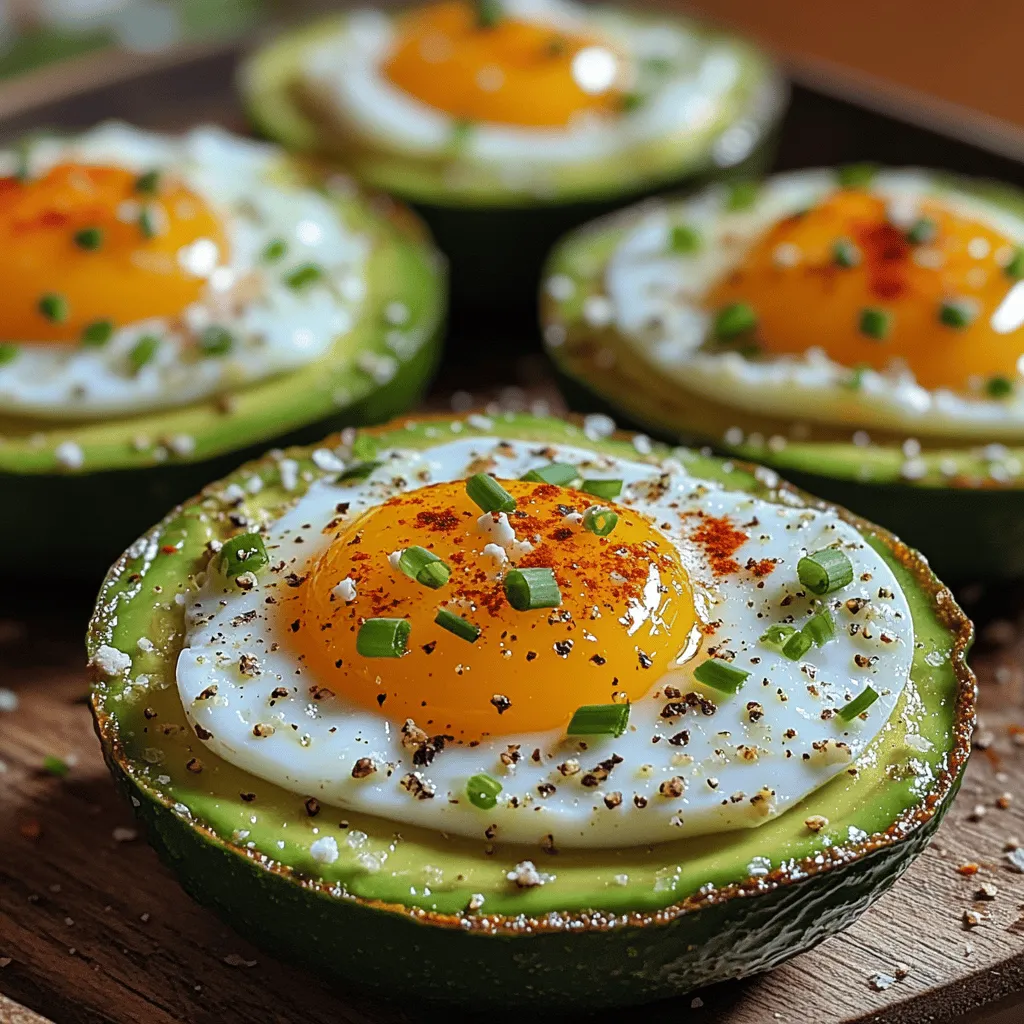 Frische und hochwertige Zutaten sind der Schlüssel zu einem schmackhaften Gericht. Hier sind die notwendigen Zutaten, um Zesty Avocado Egg Cups zuzubereiten: