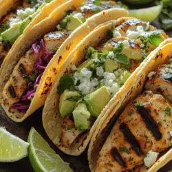Die Zutaten spielen eine entscheidende Rolle für den Geschmack dieser Tacos. Hier sind die Hauptkomponenten, die Sie benötigen: