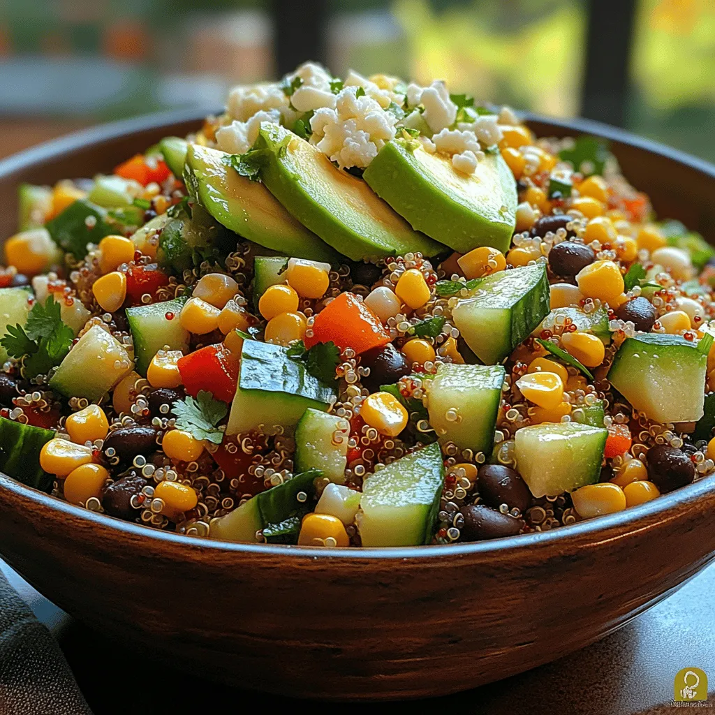 Um diesen köstlichen Zesty Quinoa Corn Salad zuzubereiten, benötigen Sie die folgenden Zutaten: