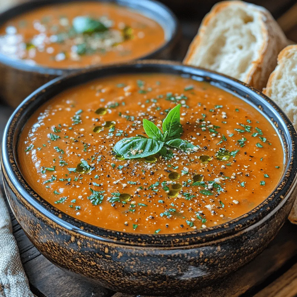In der heutigen schnelllebigen Welt suchen viele von uns nach einfachen und köstlichen Rezepten, die nicht nur den Gaumen erfreuen, sondern auch Zeit sparen. Die Gemütliche Slow Cooker Cremige Tomatenglück ist genau das richtige Gericht für alle, die eine herzhafte, cremige Suppe möchten, ohne stundenlang in der Küche zu stehen. Diese Suppe vereint frische Zutaten mit einer sanften, cremigen Textur und ist perfekt für kalte Tage oder gesellige Abende. Die Kombination aus aromatischen Kräutern, geschmackvollen Tomaten und einer cremigen Basis macht dieses Gericht zu einem echten Gewinner, das sowohl Erwachsene als auch Kinder begeistert. Lassen Sie uns in die Details dieses köstlichen Rezepts eintauchen.