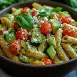 In den letzten Jahren hat sich der Trend zu gesunden, pflanzenbasierten Mahlzeiten stark etabliert. Immer mehr Menschen suchen nach Rezepten, die nicht nur lecker sind, sondern auch nahrhaft und einfach zuzubereiten. Der cremige Avocado-Nudelsalat erfüllt all diese Kriterien. Avocados sind bekannt für ihren hohen Gehalt an gesunden Fetten und Nährstoffen, während die frischen Zutaten wie Kirschtomaten und Gurken dem Salat eine erfrischende Note verleihen.