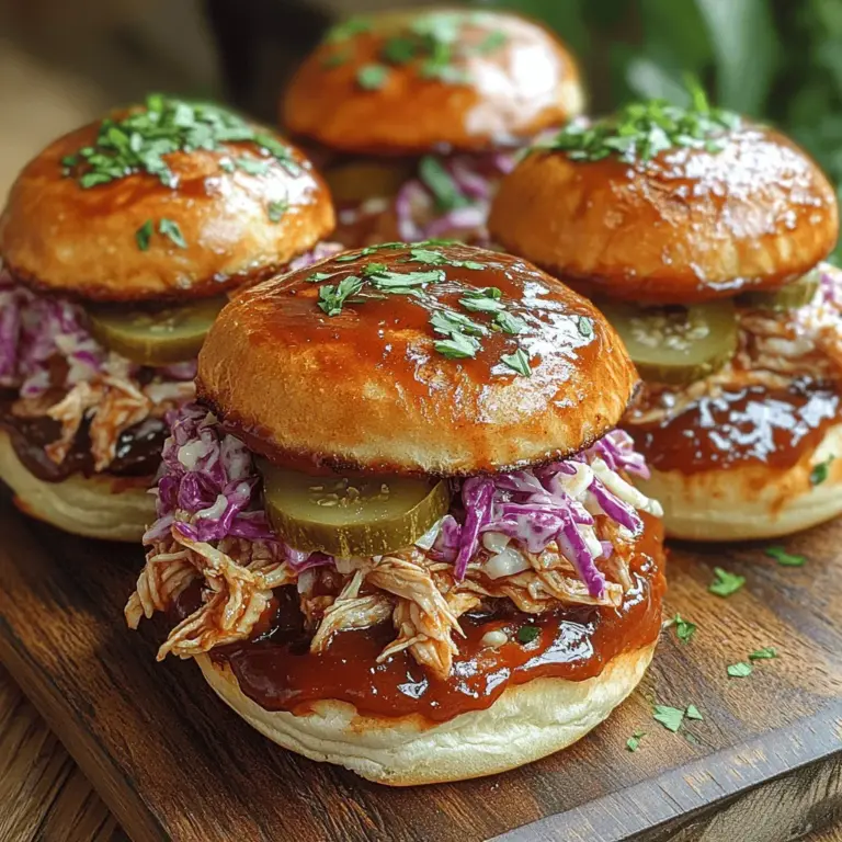 Die Auswahl der richtigen Zutaten ist entscheidend für den Geschmack und die Textur Ihrer BBQ Pulled Chicken Sliders. Lassen Sie uns die Hauptbestandteile und deren Bedeutung für das Rezept näher betrachten.