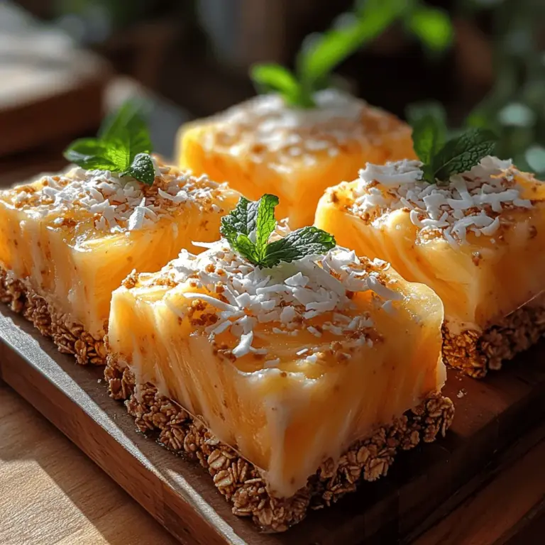 Die Hitze des Sommers verlangt nach erfrischenden Snacks, die nicht nur köstlich sind, sondern auch nährstoffreich und gesund. Hier kommen die "Tropischen Glücksgefühle Gefrorene Ananas Swirl Riegel" ins Spiel. Diese Riegel sind eine perfekte Kombination aus tropischen Aromen und gesunden Zutaten, die ideal für heiße Tage oder als energiereicher Snack für zwischendurch sind. Mit einer Basis aus knusprigem Granola und einer cremigen Ananas-Kokos-Mischung sind sie nicht nur ein Genuss für den Gaumen, sondern auch eine gesunde Wahl für die ganze Familie.