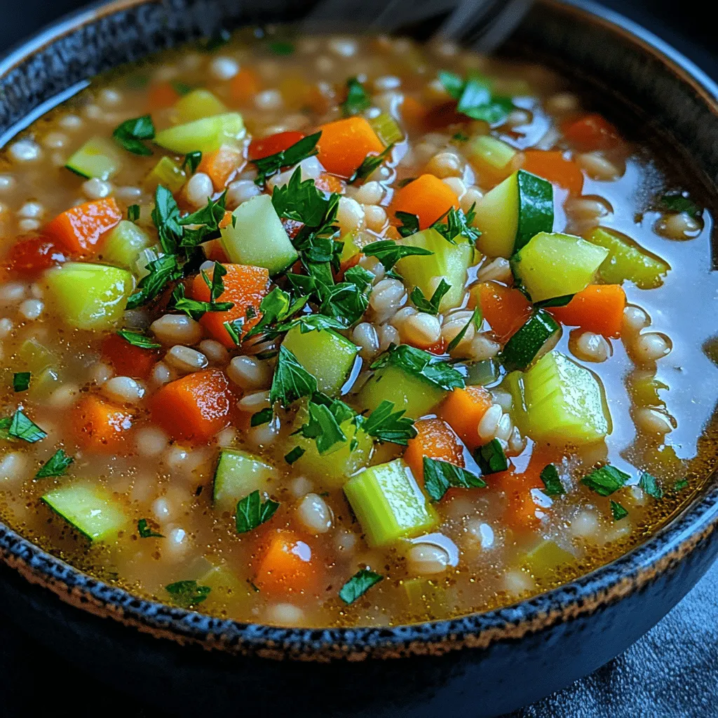 Die Hauptzutaten der herzhaften Erntegemüse-Gersten-Suppe sind nicht nur schmackhaft, sondern auch äußerst gesund. Hier sind die wichtigsten Zutaten, die Sie benötigen: