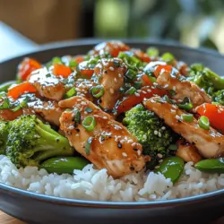In der heutigen schnelllebigen Welt ist es entscheidend, gesunde und schmackhafte Mahlzeiten schnell zubereiten zu können. Der Schnelle Hähnchen-Wok ist die perfekte Lösung für alle, die eine köstliche und nahrhafte Mahlzeit in kürzester Zeit zubereiten möchten. Dieses Gericht vereint zartes Hähnchen mit frischem Gemüse und einer aromatischen Sauce – ideal für ein schnelles Abendessen unter der Woche oder für ein entspanntes Wochenende. Mit nur wenigen Zutaten und einfacher Zubereitung ist dieses Rezept nicht nur zeitsparend, sondern auch vollgepackt mit Geschmack und Nährstoffen.