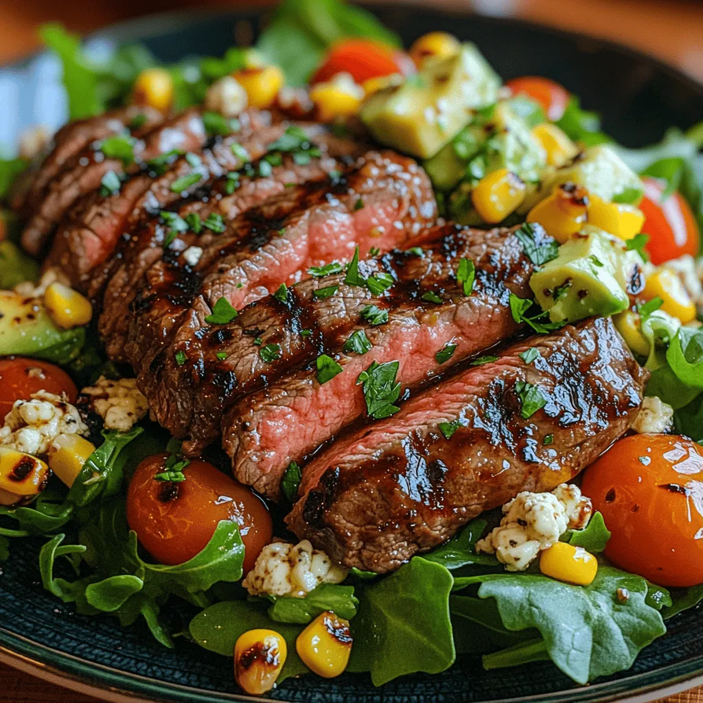 In der Welt der gesunden Ernährung gibt es kaum etwas Verlockenderes als ein frisch zubereiteter Salat, der nicht nur nährstoffreich, sondern auch voller Geschmack ist. Der Steak-Gorgonzola-Salat mit gegrilltem Mais ist eine perfekte Kombination aus zartem Fleisch, cremigem Käse und knackigem Gemüse. Dieses Gericht vereint die Aromen von saftigem Flankensteak, dem würzigen Gorgonzola und dem süßen, gerösteten Mais zu einem Erlebnis, das sowohl den Gaumen erfreut als auch den Körper mit wichtigen Nährstoffen versorgt.