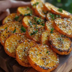 Süßkartoffeln sind nicht nur unglaublich vielseitig, sondern auch eine wahre Nährstoffbombe. Sie sind reich an Vitaminen, Mineralstoffen und Antioxidantien, die sich positiv auf unsere Gesundheit auswirken können. Wenn Sie nach einem gesunden Snack suchen, der sowohl köstlich als auch einfach zuzubereiten ist, sind die Goldenen Sesam-Süßkartoffel-Chips die perfekte Wahl. Dieses Rezept kombiniert die natürliche Süße von Süßkartoffeln mit dem nussigen Geschmack von Sesam und sorgt für einen knusprigen Genuss, der sowohl Kinder als auch Erwachsene begeistert.