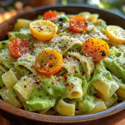 Die Limonen-Zesten Avocado-Pasta ist nicht nur ein einfaches und schnelles Gericht, sondern auch eine wahre Geschmacksexplosion, die die Sinne verzaubert. In der heutigen schnelllebigen Zeit sind Gerichte, die sowohl gesund als auch schmackhaft sind, äußerst gefragt. Diese Pasta kombiniert die cremige Textur von reifen Avocados mit der spritzigen Frische von Zitronen und der Würze von Knoblauch. Die Kombination dieser Aromen sorgt dafür, dass jedes Bissen ein Genuss ist, der die Geschmacksknospen erfreut.