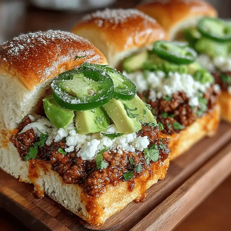 Sloppy Joes sind ein klassisches amerikanisches Gericht, das in den 1930er Jahren populär wurde. Es handelt sich dabei um eine Art Sandwich, das ursprünglich aus Hackfleisch, einer würzigen Tomatensauce und einem weichen Brötchen besteht. Diese einzelnen Komponenten werden zusammengefügt und oft als "messy" (also "schmutzig") bezeichnet, da die Füllung beim Essen leicht herausfällt. Die würzigen Chipotle Truthahn Sloppy Sliders nehmen dieses traditionelle Konzept auf und verleihen ihm eine moderne Note mit dem Einsatz von Chipotle-Adobo-Sauce, die den Sliders eine angenehme Schärfe und Tiefe verleiht.