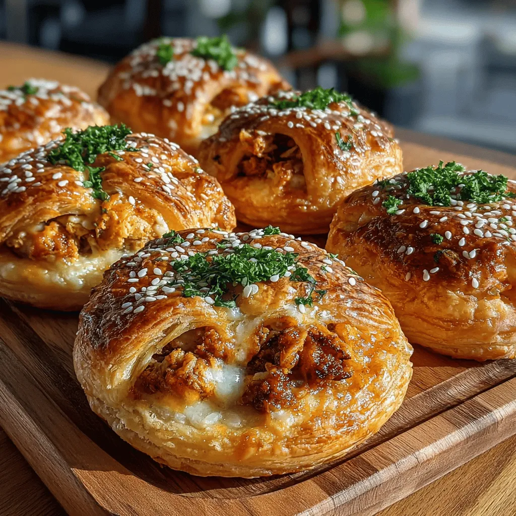 Willkommen in der köstlichen Welt der Blätterteigtaschen! Diese cremigen Blätterteigtaschen mit sonnengetrockneten Tomaten und Hähnchen sind nicht nur ein wahrer Gaumenschmaus, sondern auch unglaublich einfach zuzubereiten. Ob für ein schnelles Mittagessen, einen Snack für zwischendurch oder als Party-Appetizer – diese kleinen Leckerbissen sind vielseitig und bieten eine perfekte Kombination aus herzhaftem Hähnchen, aromatischen sonnengetrockneten Tomaten und einer cremigen Füllung.