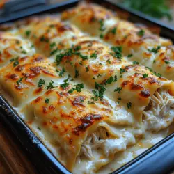Pasta ist weltweit eines der beliebtesten Lebensmittel und hat in vielen Küchen einen festen Platz. Die Vielseitigkeit von Pasta ermöglicht es, sie mit einer Vielzahl von Zutaten und Soßen zu kombinieren. Von einfachen Gerichten mit Olivenöl und Knoblauch bis hin zu aufwendigen Lasagne-Rezepten – die Möglichkeiten sind endlos. Die cremigen Hähnchen Alfredo Lasagne Rollen bringen eine besondere Note in die Welt der Pasta und bieten eine Kombination aus reichhaltigem Geschmack und himmlischer Textur.