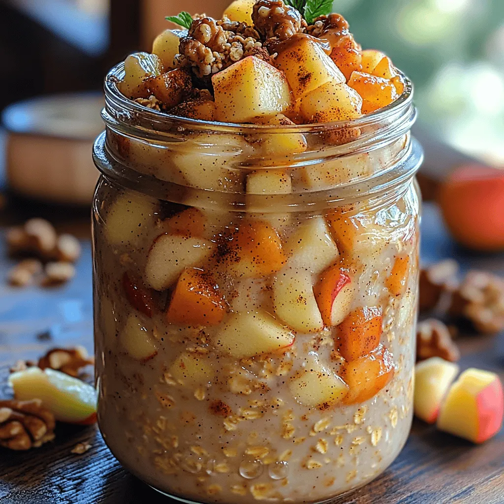 Hausgemachte Rezepte erfreuen sich immer größerer Beliebtheit, und das aus gutem Grund. Sie bieten nicht nur die Möglichkeit, gesunde und schmackhafte Mahlzeiten zuzubereiten, sondern fördern auch die Kreativität in der Küche. Ein solches Rezept, das sowohl einfach zuzubereiten ist als auch köstlich schmeckt, sind die süßen Apfelkuchen Overnight Oats. Diese leckere Frühstücksoption vereint die Aromen eines klassischen Apfelkuchens mit der praktischen Zubereitung von Overnight Oats. Perfekt für alle, die einen gesunden Start in den Tag wünschen, ohne viel Zeit am Morgen zu verbringen.