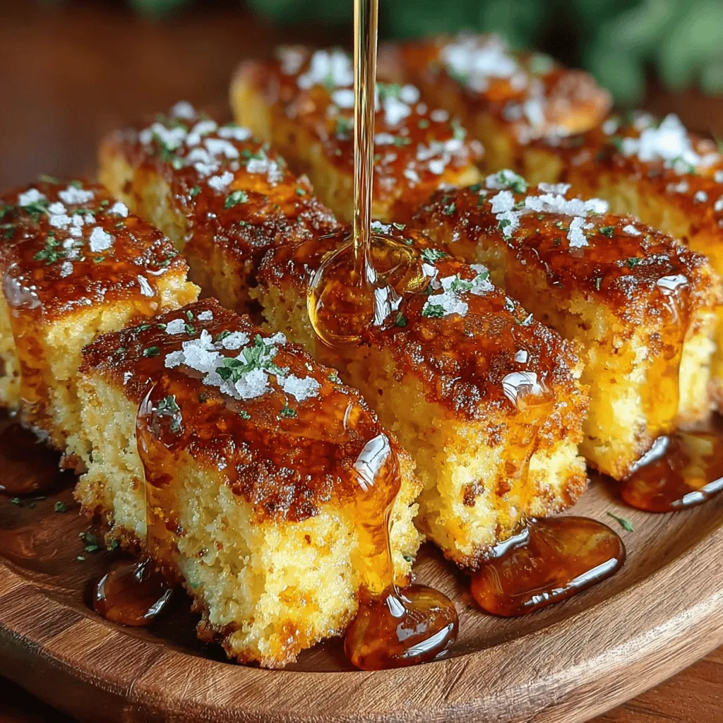 Cornbread ist ein traditionelles amerikanisches Gericht, das seine Wurzeln in der indigenen Küche hat und in vielen Regionen der USA, insbesondere im Süden, sehr beliebt ist. Die Kombination von Maismehl und anderen Zutaten sorgt für einen einzigartigen Geschmack und eine wunderbare Textur. Die Honigbutter-Cornbread-Tender bringen dieses klassische Rezept auf ein neues Level, indem sie eine süße Honigbutterglasur hinzufügen, die jeden Bissen zu einem wahren Genuss macht. Diese köstlichen Tenders eignen sich perfekt als Beilage zu Grillgerichten oder als Snack für zwischendurch. In diesem Artikel zeigen wir Ihnen, wie Sie diese köstlichen Cornbread-Tender zubereiten können, die sowohl bei Freunden als auch bei Familie für Begeisterung sorgen werden.