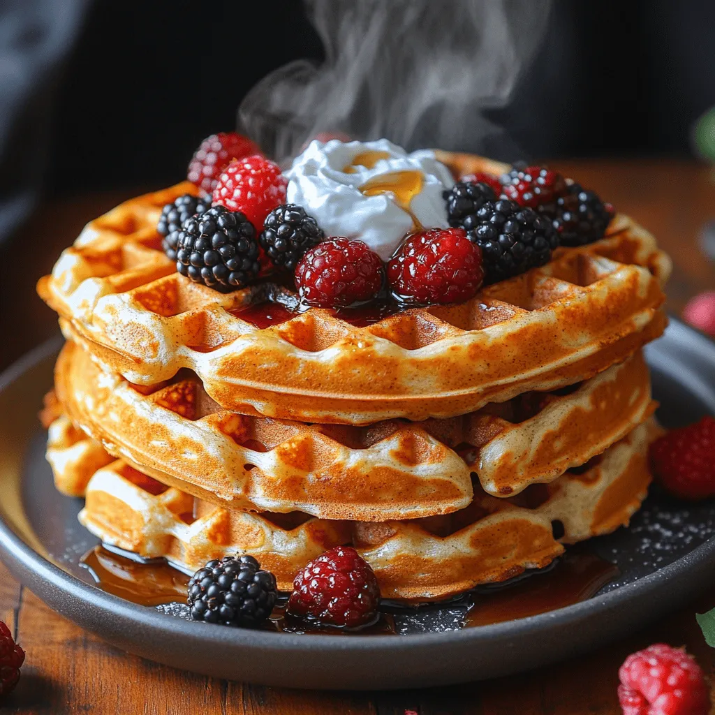Hochprotein-Waffeln mit Hüttenkäse sind nicht nur eine gesunde Wahl für das Frühstück oder einen Snack, sondern auch eine köstliche Möglichkeit, die tägliche Proteinaufnahme zu steigern. Diese Waffeln sind besonders bei Fitness-Enthusiasten beliebt, da sie eine ausgewogene Kombination aus Eiweißen, Kohlenhydraten und gesunden Fetten bieten. Sie sind einfach zuzubereiten und eignen sich hervorragend für jede Gelegenheit – sei es ein schneller Morgenimbiss, ein Brunch mit Freunden oder ein nachmittäglicher Snack.