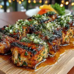 Die süßen und würzigen Honig-Knoblauch Grillhähnchen-Spieße sind ein absolutes Highlight für jeden Grillabend. Dieses Rezept kombiniert die köstliche Süße von Honig mit der aromatischen Schärfe von Knoblauch und einer Vielzahl von Gewürzen, die das Hähnchen zu einem echten Geschmackserlebnis machen. Ob für ein Sommerfest mit Freunden, ein gemütliches Abendessen mit der Familie oder einfach nur, um den Grill auszupacken – diese Spieße sind immer eine hervorragende Wahl.