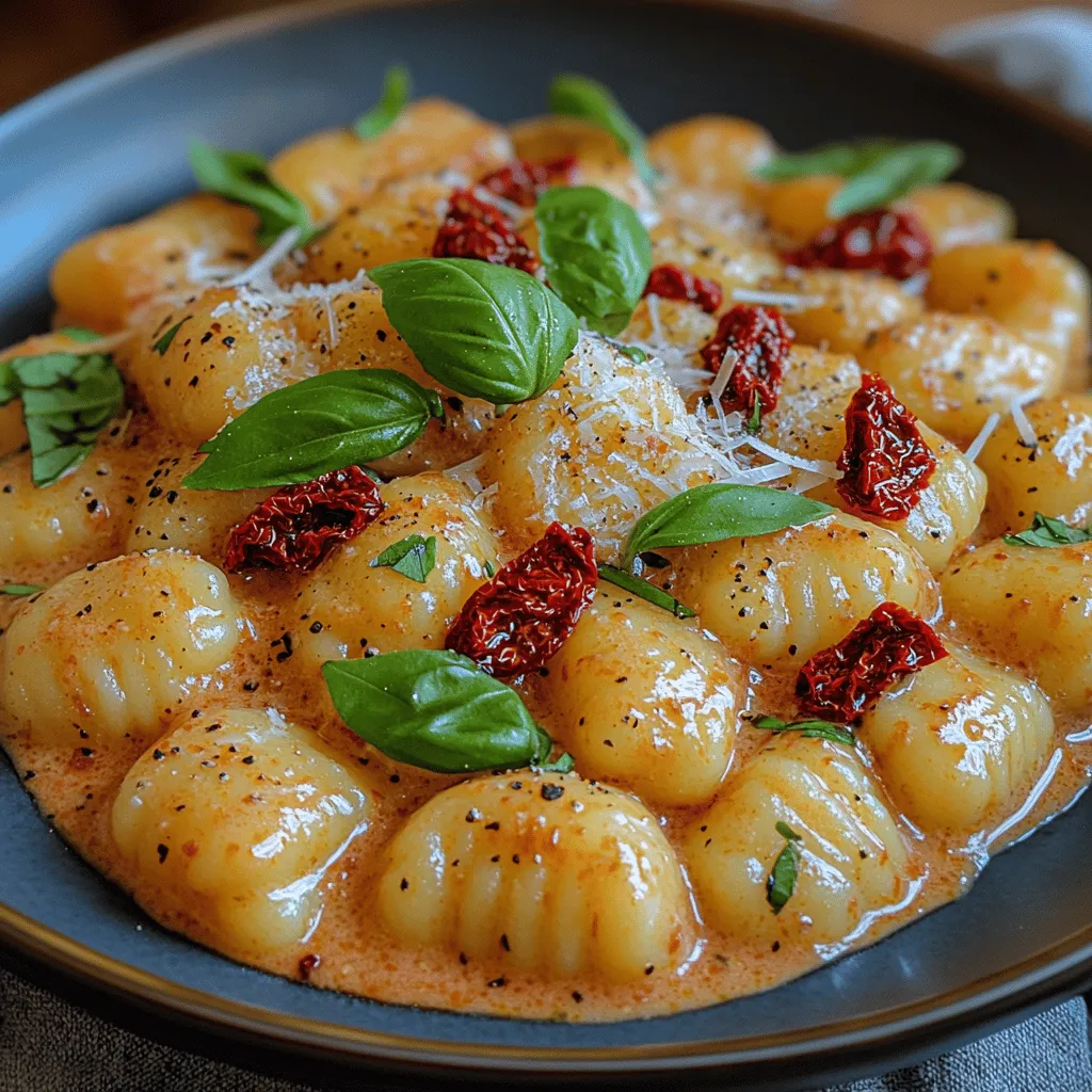 Die cremigen Gnocchi mit getrockneten Tomaten sind nicht nur ein Fest für den Gaumen, sondern auch ein Gericht, das in der italienischen Küche fest verwurzelt ist. Gnocchi, diese kleinen, weichen Teigklöße aus Kartoffeln, sind eine beliebte Beilage oder Hauptspeise und erfreuen sich in vielen Teilen der Welt großer Beliebtheit. Die Kombination mit getrockneten Tomaten und einer cremigen Sahnesauce bringt eine besonders aromatische Note in das Gericht, die sowohl Liebhaber der italienischen Küche als auch neue Entdecker begeistern wird.