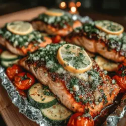 In der Welt der Kulinarik spielen Rezepte eine entscheidende Rolle. Sie sind nicht nur eine Anleitung zur Zubereitung von Speisen, sondern auch eine Möglichkeit, verschiedene Geschmäcker und Kulturen zu entdecken. Heute möchten wir Ihnen ein einfaches und dennoch köstliches Rezept vorstellen, das perfekt für ein schnelles Abendessen oder eine besondere Gelegenheit ist: Knoblauchbutter-Lachs in Folienpackungen. Dieses Gericht vereint die frischen Aromen von Lachs, Gemüse und einer aromatischen Knoblauch-Butter-Mischung, die das Geschmackserlebnis zu einem wahren Genuss macht.
