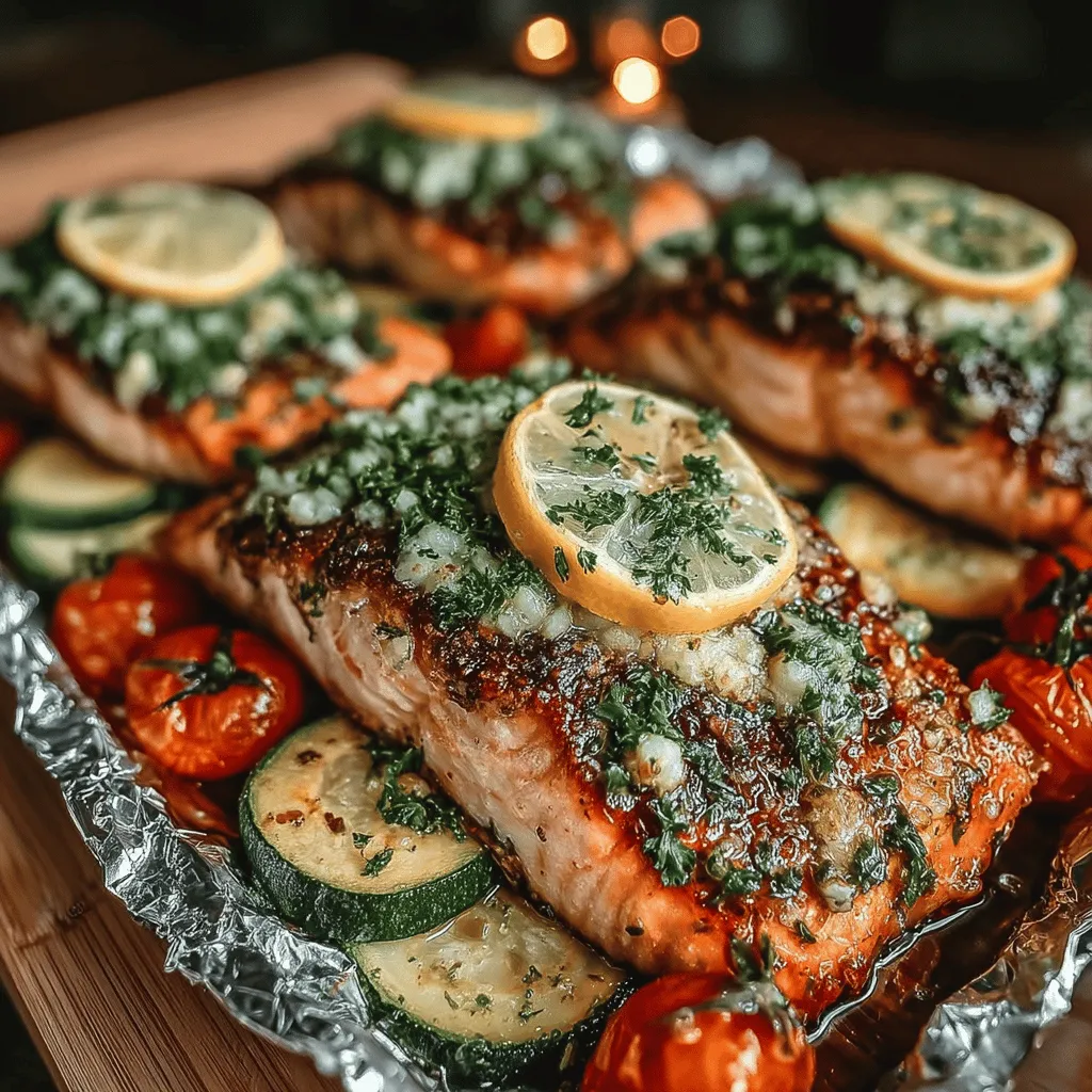 In der Welt der Kulinarik spielen Rezepte eine entscheidende Rolle. Sie sind nicht nur eine Anleitung zur Zubereitung von Speisen, sondern auch eine Möglichkeit, verschiedene Geschmäcker und Kulturen zu entdecken. Heute möchten wir Ihnen ein einfaches und dennoch köstliches Rezept vorstellen, das perfekt für ein schnelles Abendessen oder eine besondere Gelegenheit ist: Knoblauchbutter-Lachs in Folienpackungen. Dieses Gericht vereint die frischen Aromen von Lachs, Gemüse und einer aromatischen Knoblauch-Butter-Mischung, die das Geschmackserlebnis zu einem wahren Genuss macht.