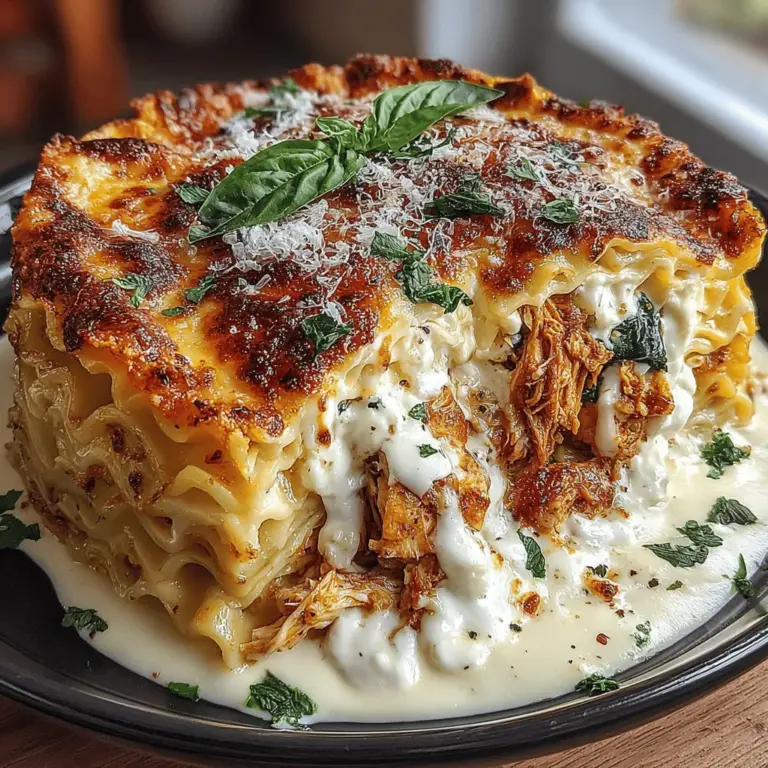 Wenn es um Komfortessen geht, ist Lasagne eines der beliebtesten Gerichte weltweit. Die cremige Slow Cooker Chicken Alfredo Lasagne kombiniert die klassischen Aromen von italienischer Küche mit der Bequemlichkeit eines Slow Cookers, was sie zu einem perfekten Gericht für geschäftige Wochentage oder entspannte Wochenenden macht. Diese Version der Lasagne ist nicht nur einfach zuzubereiten, sondern sie ist auch unglaublich lecker – eine wahre Gaumenfreude für die ganze Familie.