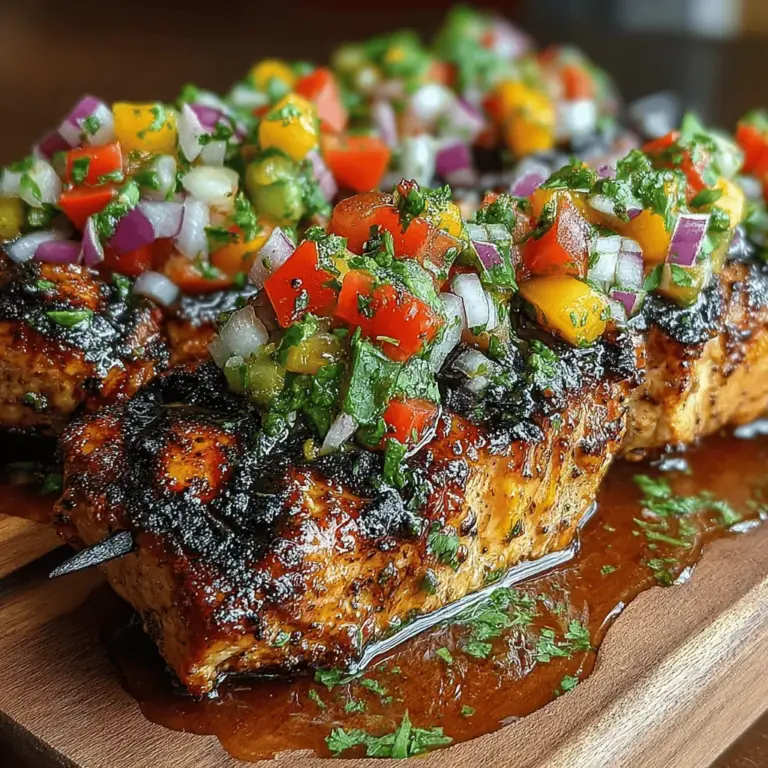 Grillen ist nicht nur eine beliebte Kochmethode, sondern auch eine wunderbare Möglichkeit, die Aromen frischer Zutaten zu betonen. Die gegrillten Hähnchenspieße mit frischer Pfirsichsalsa sind ein perfektes Beispiel dafür, wie einfache Zutaten zu einem köstlichen und gesunden Gericht kombiniert werden können. Diese Kombination aus zartem Hähnchenfleisch und fruchtiger Salsa ist ideal für Sommerabende, Grillpartys oder sogar ein schnelles Abendessen unter der Woche.