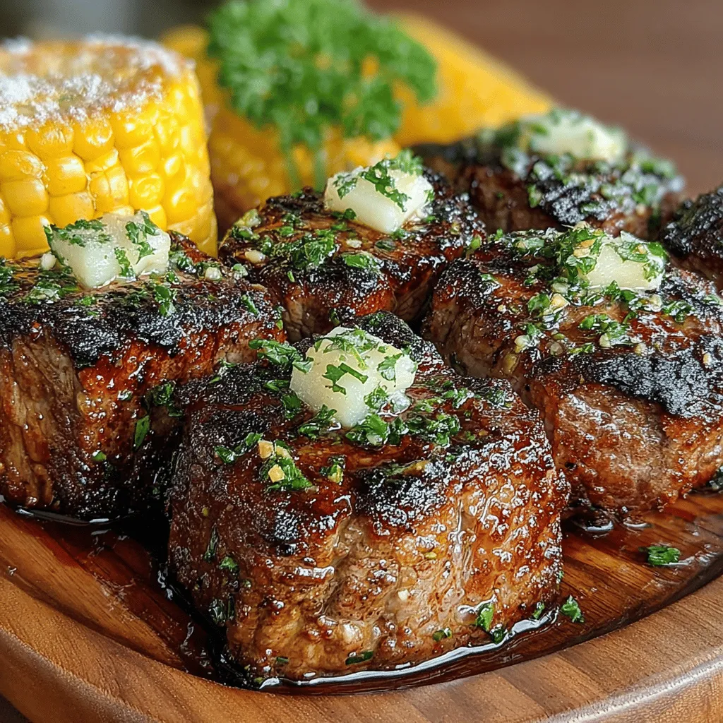 In der heutigen schnelllebigen Welt ist es wichtiger denn je, köstliche und nahrhafte Rezepte in unsere Ernährung zu integrieren. Unsere Mahlzeiten sind nicht nur eine Quelle für Energie, sondern auch ein Ausdruck von Kreativität und Genuss. Wenn Sie nach einem Rezept suchen, das sowohl einfach zuzubereiten als auch geschmacklich überzeugend ist, dann sind die Sizzling Garlic Butter Steak Bites mit Süßem Mais genau das Richtige für Sie. Dieses Gericht bietet eine harmonische Kombination aus zartem Rinderfilet und süßem, buttrigem Mais, das nicht nur den Gaumen erfreut, sondern auch Ihre Familie und Freunde beeindrucken wird.