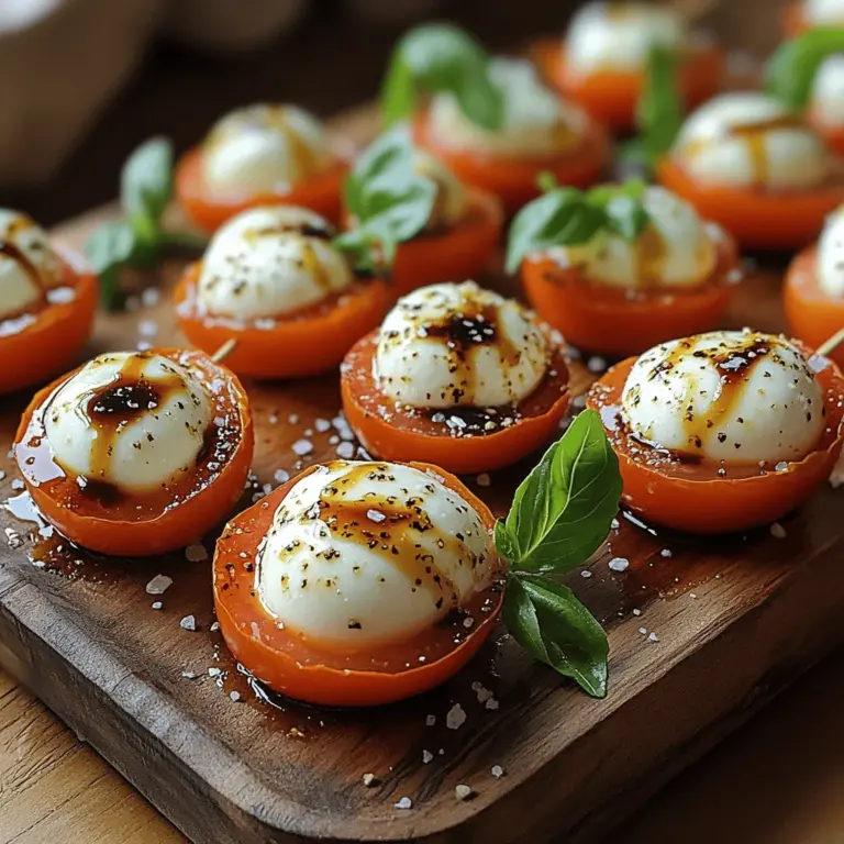 Um diese köstlichen Mini Caprese Bites zuzubereiten, benötigen Sie folgende Zutaten: