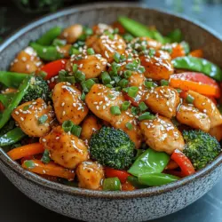 Willkommen zu einem weiteren köstlichen Rezept, das sowohl Gaumenfreuden als auch gesunde Ernährung vereint: das Honig-Knoblauch-Huhn mit einer bunten Gemüse-Pfanne. Dieses Gericht ist nicht nur einfach zuzubereiten, sondern auch eine wahre Geschmacksexplosion, die die süßen und herzhaften Aromen harmonisch vereint. Es ist perfekt für ein schnelles Abendessen unter der Woche oder für besondere Anlässe, wenn Sie Gäste bewirten möchten.