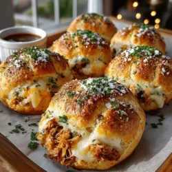 In der kulinarischen Welt spielen Rezepte eine zentrale Rolle, da sie nicht nur Anleitung für die Zubereitung von Speisen bieten, sondern auch eine Möglichkeit sind, Kultur, Traditionen und Kreativität auszudrücken. Insbesondere Rezepte, die einfach zuzubereiten sind und gleichzeitig begeistert, erfreuen sich großer Beliebtheit. Eines dieser Rezepte sind die Cheddar & Chive Chicken Biscuit Bombs. Diese köstlichen kleinen Bomben aus Brötchenteig, gefüllt mit saftigem Hühnchen, würzigem Cheddar-Käse und frischem Schnittlauch, sind nicht nur ein Gaumenschmaus, sondern auch ein echter Blickfang auf jedem Tisch.