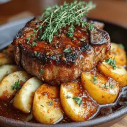 Langsam gekochte Apfel-Mammut-Schweinekoteletts mit Ahornsirup sind nicht nur ein Fest für die Augen, sondern auch ein wahres Geschmackserlebnis. Dieses Gericht kombiniert die zarten Aromen von saftigem Schweinefleisch mit der Süße und Frische von Äpfeln sowie dem charakteristischen, reichhaltigen Geschmack von echtem Ahornsirup. Die Verwendung des Slow Cookers macht es besonders einfach, und die geschmacklichen Ergebnisse sind einfach unvergleichlich.