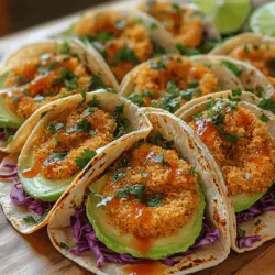 Willkommen zu einem aufregenden kulinarischen Erlebnis mit unseren knusprigen Panko-Avocado-Tacos! Diese innovative und schmackhafte Kombination ist nicht nur ein Fest für die Augen, sondern auch für den Gaumen. Die Idee, Avocados in eine knusprige Panade zu hüllen, stammt aus der kreativen Küche, die frische, gesunde Zutaten in den Mittelpunkt stellt. Diese Tacos sind nicht nur einfach zuzubereiten, sondern auch perfekt für ein schnelles Abendessen oder eine gesellige Zusammenkunft mit Freunden und Familie.