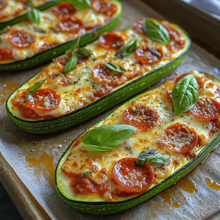 Zucchini Pizza Boats sind eine innovative und köstliche Möglichkeit, das beliebte italienische Gericht Pizza auf eine gesunde und kohlenhydratarme Weise zu genießen. Diese köstlichen „Boote“ aus Zucchini sind nicht nur einfach zuzubereiten, sondern bieten auch eine hervorragende Möglichkeit, gesunde Zutaten in Ihre Ernährung zu integrieren. Im Gegensatz zu herkömmlicher Pizza, die oft mit einem dicken Teigboden zubereitet wird, verwenden diese kleinen Zucchini-Hälften als Basis und sind so perfekt für alle, die auf ihren Kohlenhydratkonsum achten möchten.