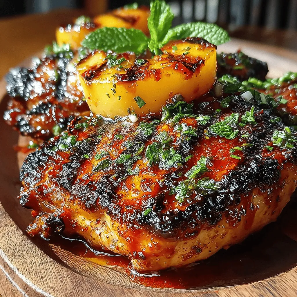 Gegrilltes Hühnchen ist nicht nur ein beliebtes Gericht, sondern auch ein Symbol für gesunde und schmackhafte Ernährung. In vielen Kulturen wird Hühnchen auf verschiedene Arten zubereitet und gegrillt. Die Kombination von Rauchgeschmack und Marinade verleiht dem Fleisch eine besondere Note, die mit frischen Zutaten wie Pfirsichen noch verstärkt wird. Die Verwendung von Pfirsichen in diesem Rezept ist eine innovative Idee, die die Süße der Früchte mit der Würze der Barbecue-Sauce verbindet und ein einzigartiges Geschmackserlebnis schafft.