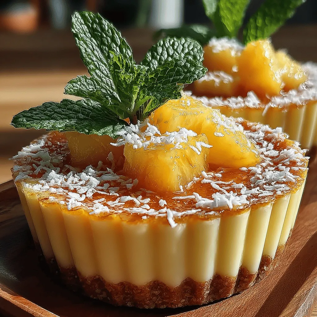 Willkommen zu einem der erfrischendsten und geschmackvollsten Rezepte, das die Tropen direkt in Ihre Küche bringt! Die Tropischen Freude: Gefrorene Ananas-Kokosnuss-Becher sind das perfekte Dessert für heiße Sommertage oder als kühlender Snack zu jeder Jahreszeit. Diese köstlichen Becher kombinieren die Süße frischer Ananas mit der Cremigkeit von Kokosnuss und sind einfach zuzubereiten. Egal, ob Sie eine Gartenparty veranstalten oder einfach nur sich selbst etwas Gutes tun möchten, dieses Rezept wird Ihre Geschmacksknospen verwöhnen und Ihre Gäste beeindrucken.