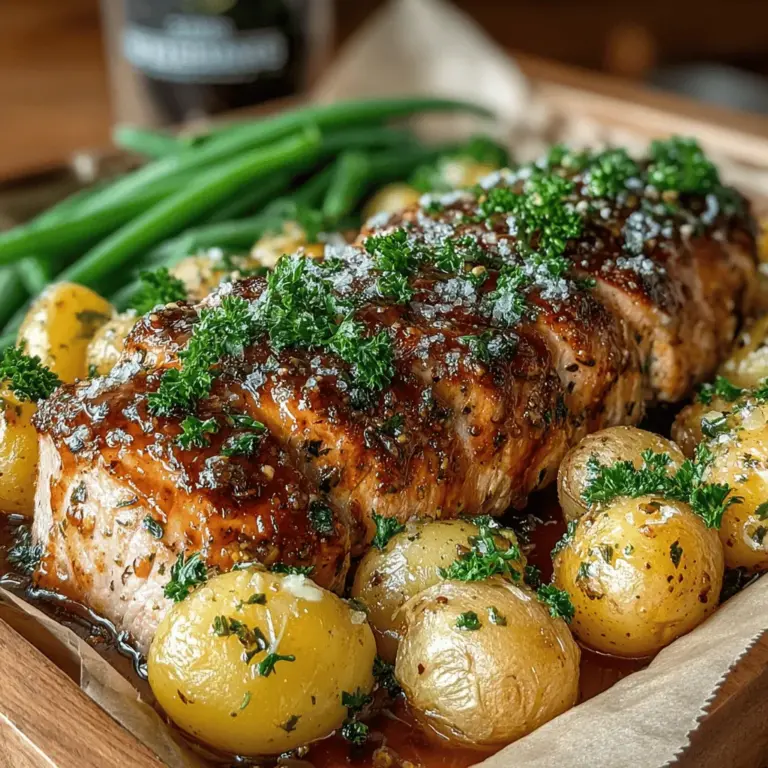 Willkommen in der aufregenden Welt des Kochens, in der jedes Gericht eine Geschichte erzählt und jede Zutat eine Rolle spielt! Heute werden wir ein ganz besonderes Rezept für einen Zesty Lemon Garlic Turkey Tenderloin Sheet Pan erkunden. Dieses Rezept ist nicht nur einfach zuzubereiten, sondern auch eine wahre Geschmacksexplosion, die Ihre Familie und Freunde begeistern wird. Es kombiniert die frischen Aromen von Zitrone und Knoblauch mit zartem Putenfilet und knackigem Gemüse, was es zu einem perfekten Gericht für jede Gelegenheit macht.